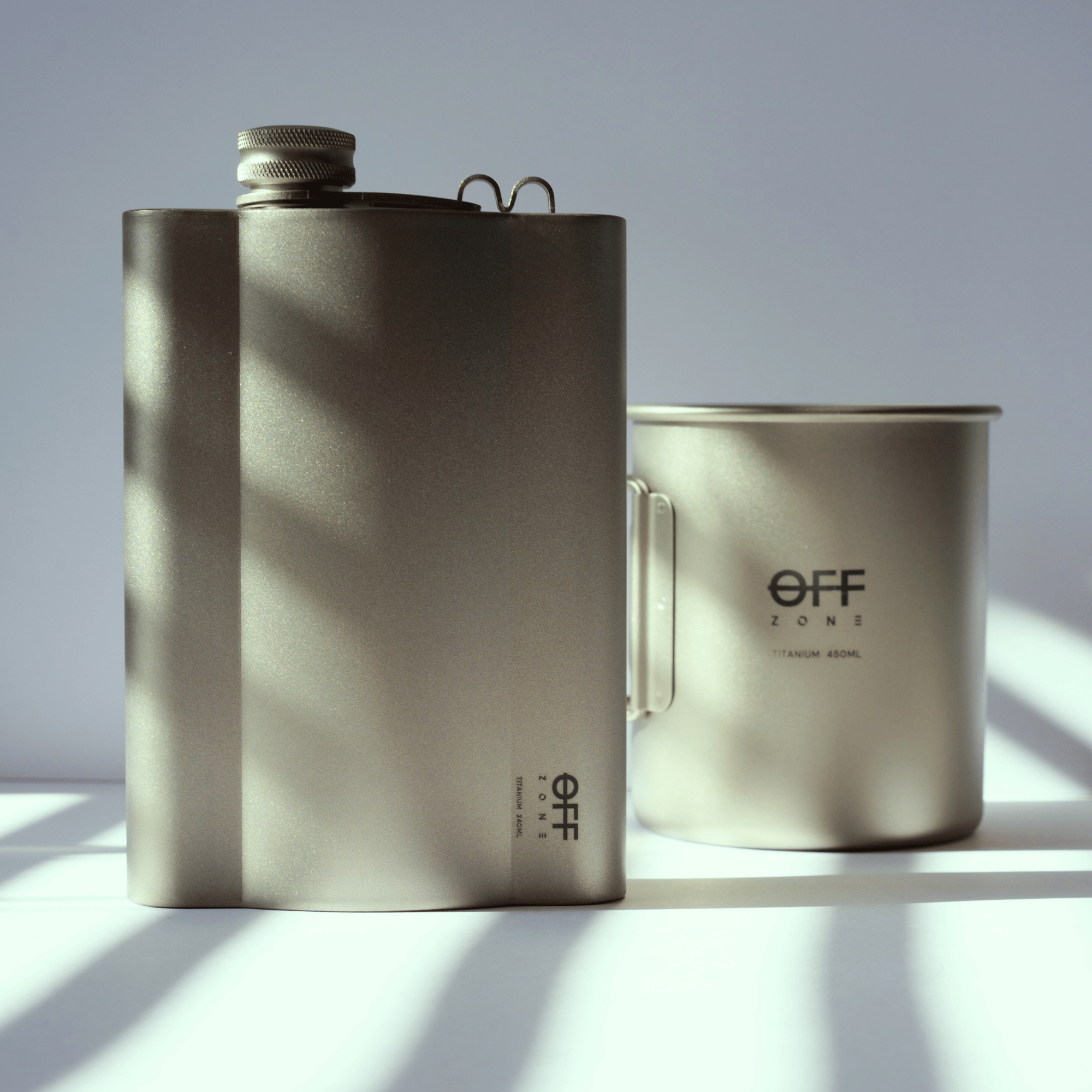 OFF ZONE Titanium Flask 240ML